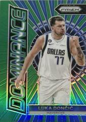 Luka Doncic [Green Prizm] #2 Basketball Cards 2023 Panini Prizm Dominance Prices