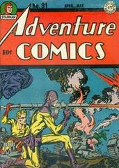 Adventure Comics #91 (1944) Comic Books Adventure Comics Prices