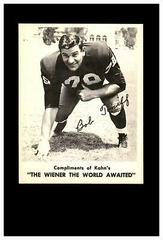 Bob Toneff Football Cards 1963 Kahn's Wieners Prices