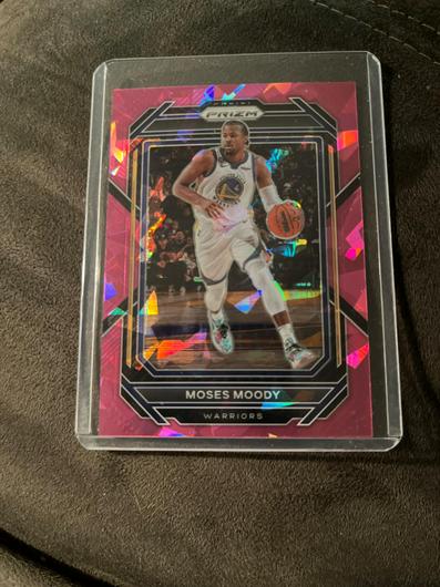 Moses Moody Pink Ice Ungraded 2022 Panini Prizm