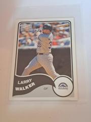 Larry Walker #60 Baseball Cards 2003 Bazooka Prices
