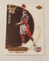Hakeem Olajuwon #20 Basketball Cards 2000 Upper Deck Ovation Prices