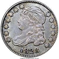 1828 [SMALL DATE JR-1 PROOF] Coins Capped Bust Dime Prices