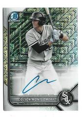 Colson Montgomery Baseball Cards 2022 Bowman Chrome Mega Box Mojo Autographs Prices