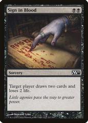 Sign in Blood [Foil] Magic M11 Prices