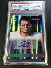 Derek Carr [Extra Points Silver Autograph] Football Cards 2014 Panini Prestige Prices