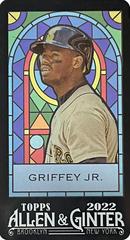 Ken Griffey Jr. [Mini Exclusive Stained Glass] #384 Baseball Cards 2022 Topps Allen & Ginter Prices