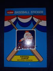 Atlanta Braves Baseball Cards 1989 Fleer Baseball Stickers Prices