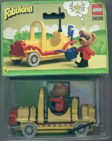 Roger Raccoon's Sports Car #3626 LEGO Fabuland