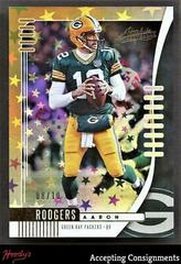 Aaron Rodgers [Gold Stars] #70 Football Cards 2019 Panini Absolute Prices