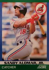 Sandy Alomar, Jr Baseball Cards 1991 Score Rising Stars Prices