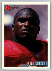 Will Shields Football Cards 1993 Bowman Prices