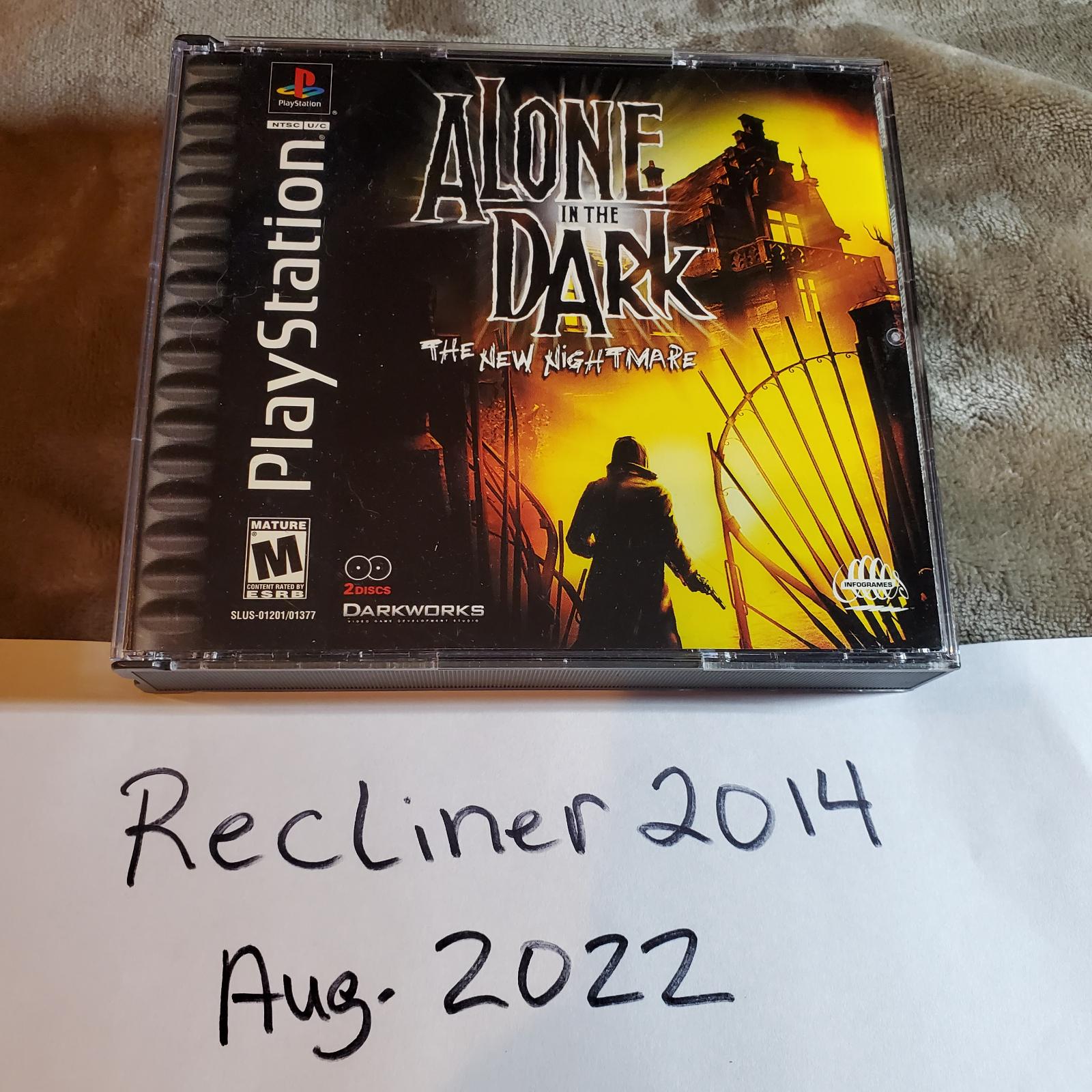 Alone In The Dark The New Nightmare Item and Box only Playstation