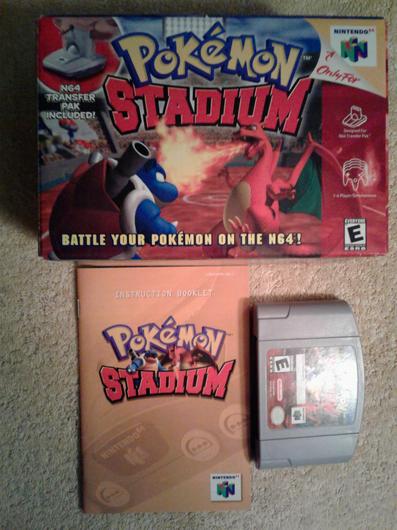 Pokemon Stadium | Item, Box, and Manual | Nintendo 64