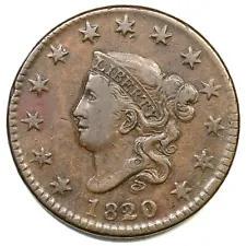 1820 [PROOF] Coins Coronet Head Penny Prices