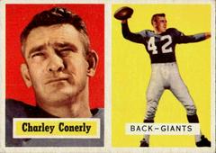 Charley Conerly #109 Football Cards 1957 Topps Prices