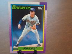 Don August Baseball Cards 1990 Topps Prices