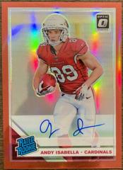 Andy Isabella [Red] #176 Football Cards 2019 Donruss Optic Rated Rookie Autographs Prices