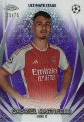 Gabriel Martinelli [Purple] #USC-5 Soccer Cards 2023 Topps UEFA Club Ultimate Stage Prices