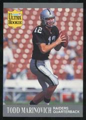 Todd Marinovich Football Cards 1991 Ultra Update Prices