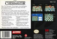 Chessmaster - Back | Chessmaster Super Nintendo