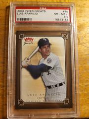 Luis Aparicio #86 Baseball Cards 2004 Fleer Greats of the Game Prices
