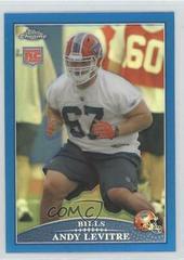 Andy Levitre [Blue Refractor] #TC117 Football Cards 2009 Topps Chrome Prices