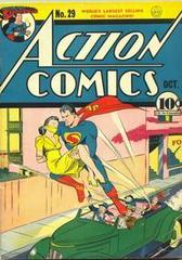 Action Comics #29 (1940) Comic Books Action Comics Prices