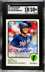 Juan Soto #ROA-JS Baseball Cards 2022 Topps Heritage Real One Autographs Prices