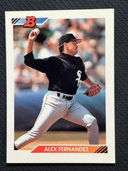 Alex Fernandez #201 Baseball Cards 1992 Bowman Prices