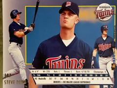 Rear | Steve Dunn Baseball Cards 1994 Ultra
