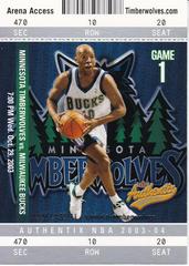 Sam Cassell Basketball Cards 2003 Fleer Authentix Prices