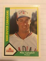 Mike Campbell #7 Baseball Cards 1990 CMC Vancouver Canadians Prices