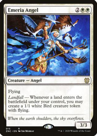 Emeria Angel #15 Magic Zendikar Rising Commander