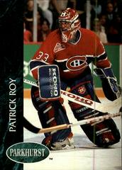 Patrick Roy #84 Hockey Cards 1992 Parkhurst Prices
