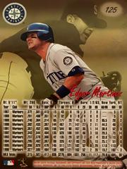 Rear | Edgar Martinez Baseball Cards 1997 Ultra