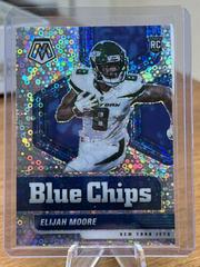 Elijah Moore [No Huddle Silver] #15 Football Cards 2021 Panini Mosaic Blue Chips Prices