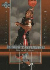 Dwyane Wade #5 Basketball Cards 2003 Upper Deck Rookie Exclusives Prices