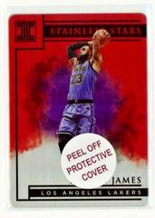 LeBron James [Red] #17 Basketball Cards 2019 Panini Impeccable Stainless Stars Prices