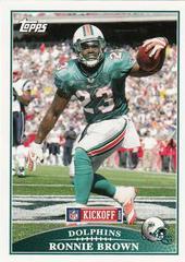 Ronnie Brown Football Cards 2009 Topps Kickoff Prices