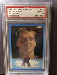 Patrick Roy [Bilingual] Hockey Cards 1991 Score Canadian Prices