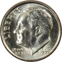 1993 D Coins Roosevelt Dime Prices