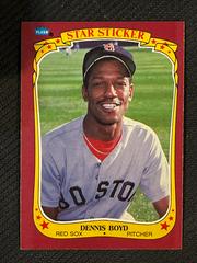Dennis Boyd #9 Baseball Cards 1986 Fleer Star Stickers Prices