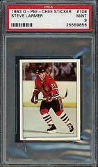 Steve Larmer #108 Hockey Cards 1983 O-Pee-Chee Sticker Prices