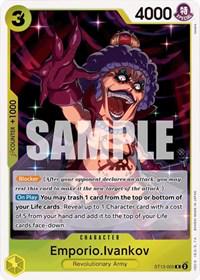 Emporio.Ivankov ST13-005 One Piece Ultra Deck: The Three Brothers