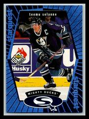 Teemu Selanne [Blue] #SQ5 Hockey Cards 1998 UD Choice Starquest Prices