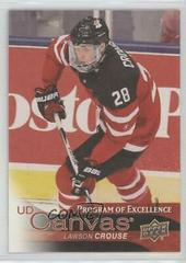 Lawson Crouse Hockey Cards 2016 Upper Deck Canvas Prices