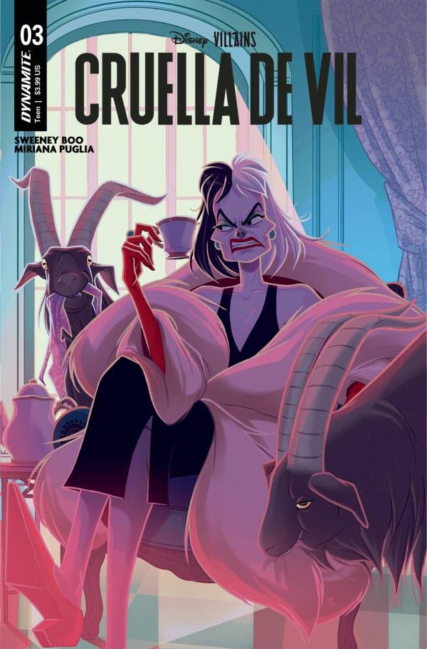 Disney Villains: Cruella De Vil #3 (2024) Comic Books Disney Villains: Cruella De Vil