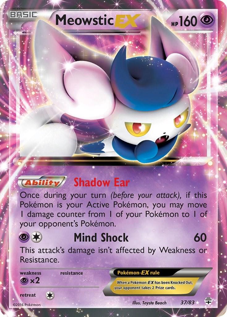 Meowstic EX #37 Pokemon Generations