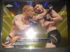 Georges St Pierre [Gold] Ufc Cards 2018 Topps UFC Chrome Prices